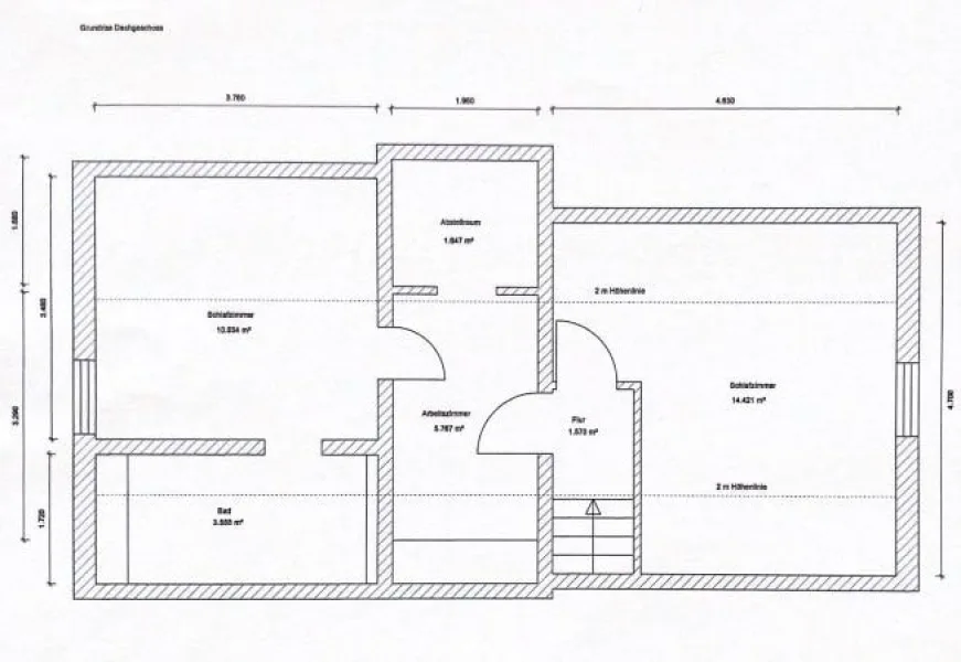 Grundriss Obergeschoss