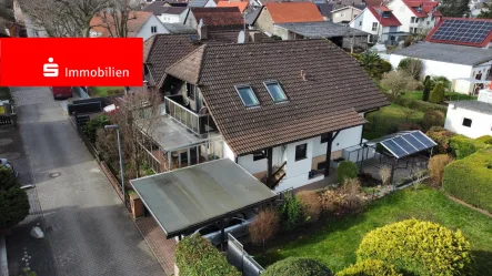 Außenansicht - Haus kaufen in Alsbach-Hähnlein - Wohnglück in Feldrandlage - top gepflegtes Haus in Hähnlein