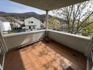 Loggia mit Blick zum Melibokus