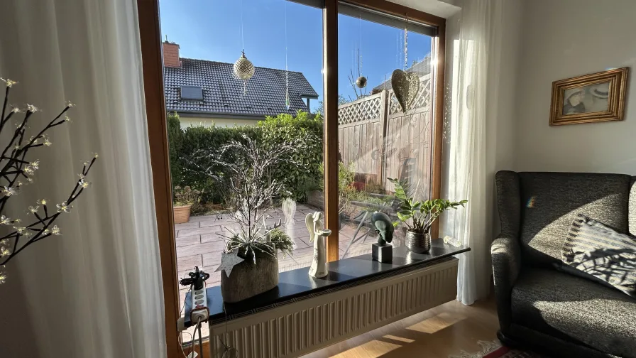 Ausblick aus dem Wohnzimmer