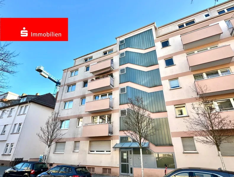 Objektansicht - Wohnung kaufen in Frankfurt - Frankfurt-Griesheim: 2-Zimmerwohnung als solide Kapitalanlage mit sehr gutem Schnitt!
