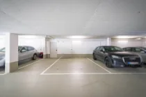 Großzügiger Tiefgaragenstellplatz mit E-Ladeanschluss (optional)