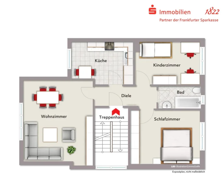 Grundriss 1. Obergeschoss