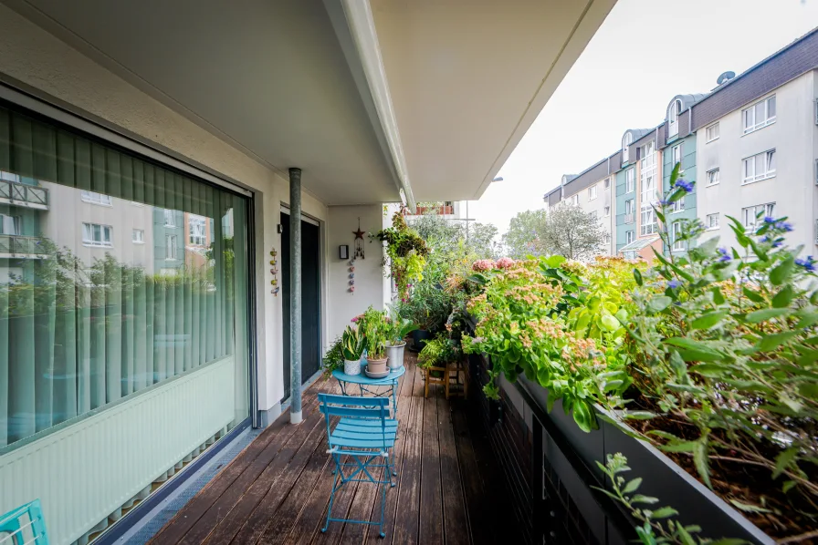 Balkon in Südausrichtung 