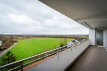 Große Loggia mit Ausblick