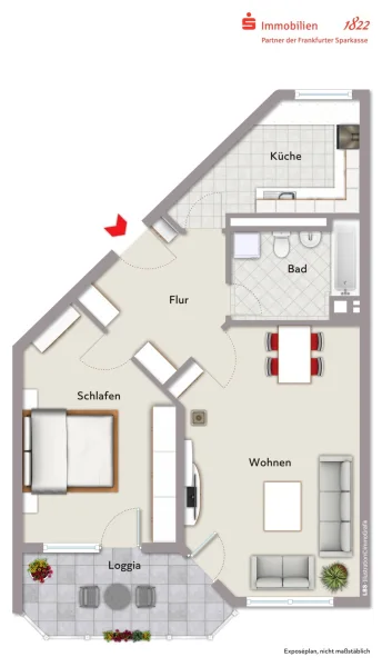 Grundriss Wohnung Nr. 21