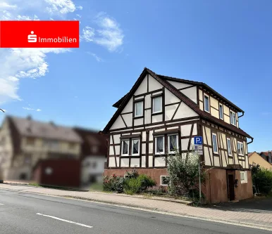 Außenansicht - Haus kaufen in Wächtersbach - # Uriges Fachwerkhaus in Wächtersbach OT Aufenau #