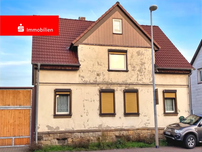 Straßenansicht - Haus kaufen in Schwabhausen - ***Da lässt sich was draus machen!***