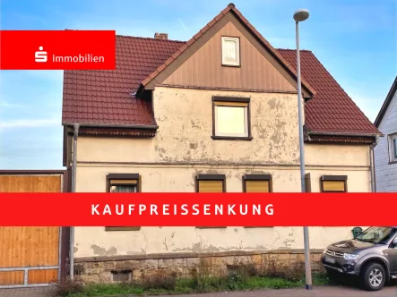 Straßenansicht - Haus kaufen in Schwabhausen - ***Da lässt sich was draus machen!***