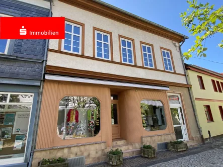 Straßenansicht - Haus kaufen in Friedrichroda - ***Wohnen und Arbeiten im Zentrum***