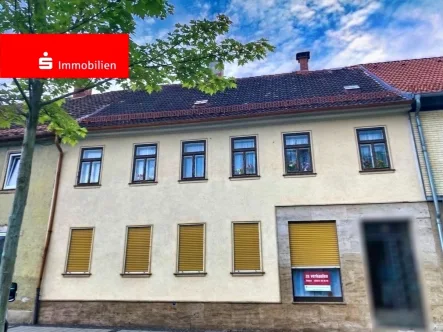 Straßenansicht - Haus kaufen in Ohrdruf - ***Früher an später denken – Wohn- und Geschäftshaus als Kapitalanlage möglich***