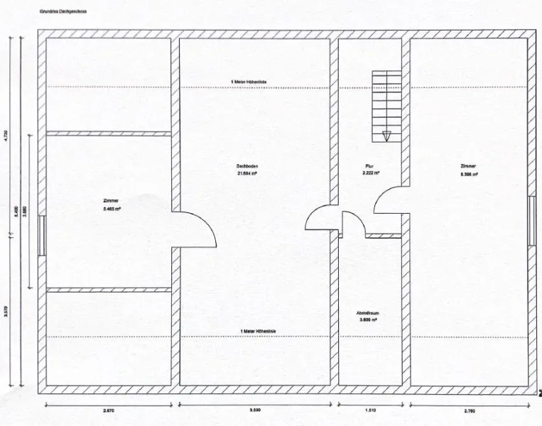 Grundriss Dachgeschoss