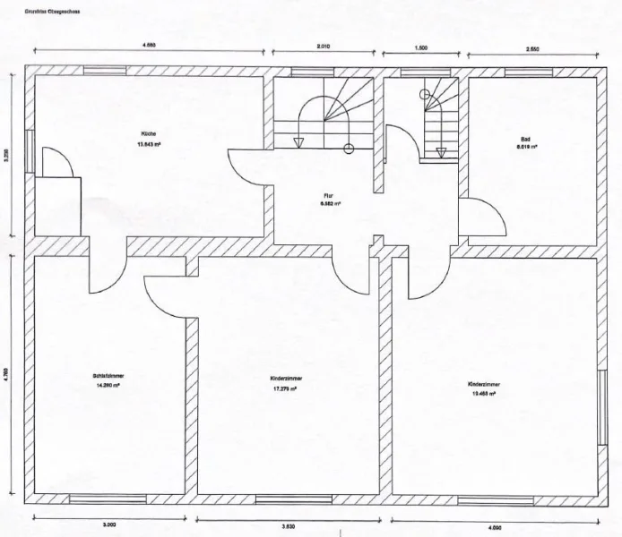 Grundriss Obergeschoss