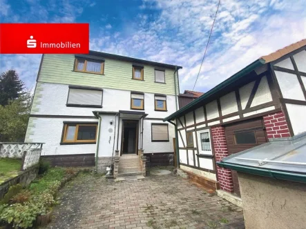 Straßenansicht Süd - Haus kaufen in Waltershausen - ***Ein bisschen wie Urlaub zu Hause***