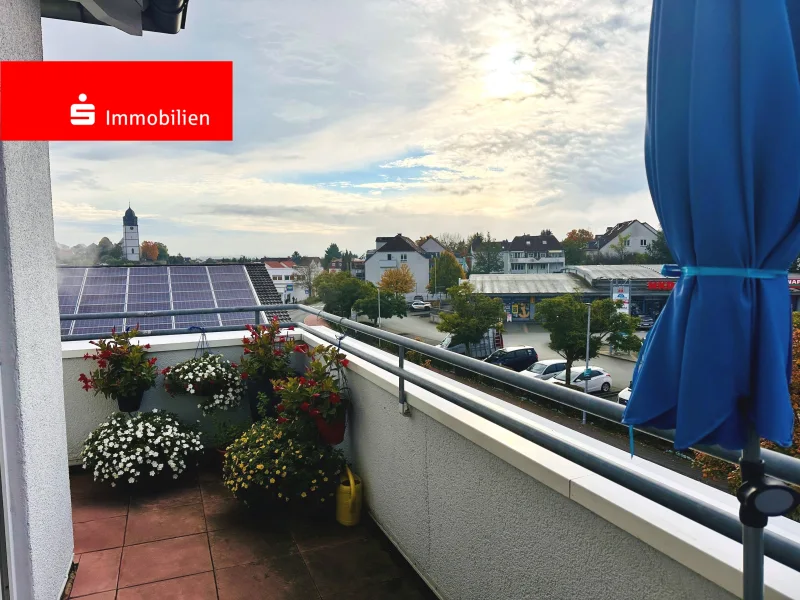 Terrasse mit Ausblick - Wohnung kaufen in Usingen - Terrassenwohnung mitten im Stadtzentrum für Kapitalanleger