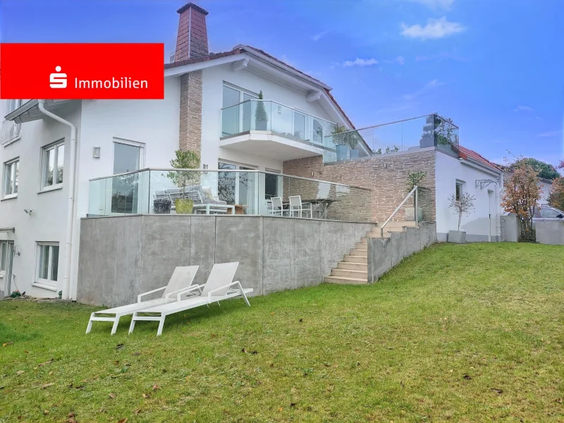 großes, modernes Einfamilienhaus in Top-Lage - Haus kaufen in Bad Soden - Hochwertig ausgestattetes Einfamilienhaus in direkter und ruhiger Feldrandlage
