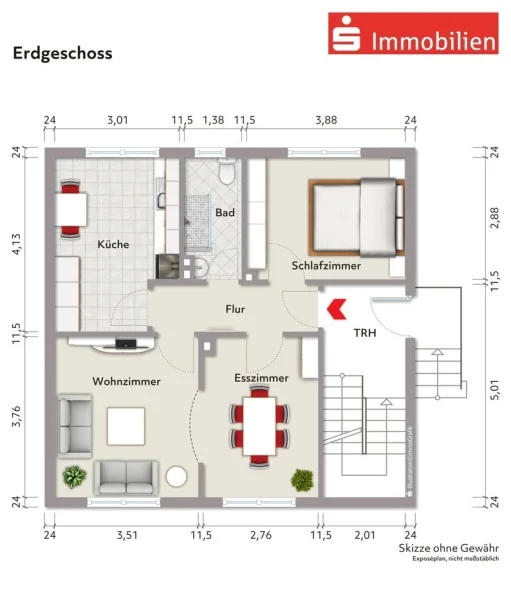 Erdgeschoss Grundriss