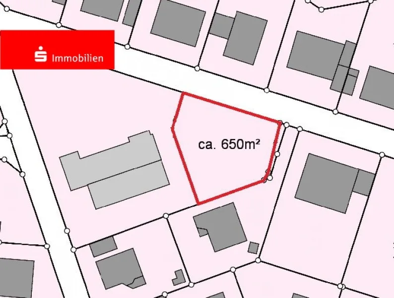 Lageplan - Grundstück kaufen in Steinau - ### Sonniges Grundstück in bevorzugtem Wohngebiet direkt in Steinau ###