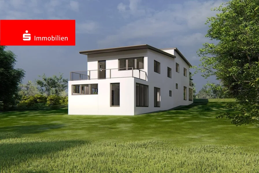 Beispielansicht 1 - Grundstück kaufen in Schlüchtern - Einzigartige Bauchance in Niederzell: 628m² Baulücke mit Baugenehmigung für Ihr Traumhaus!