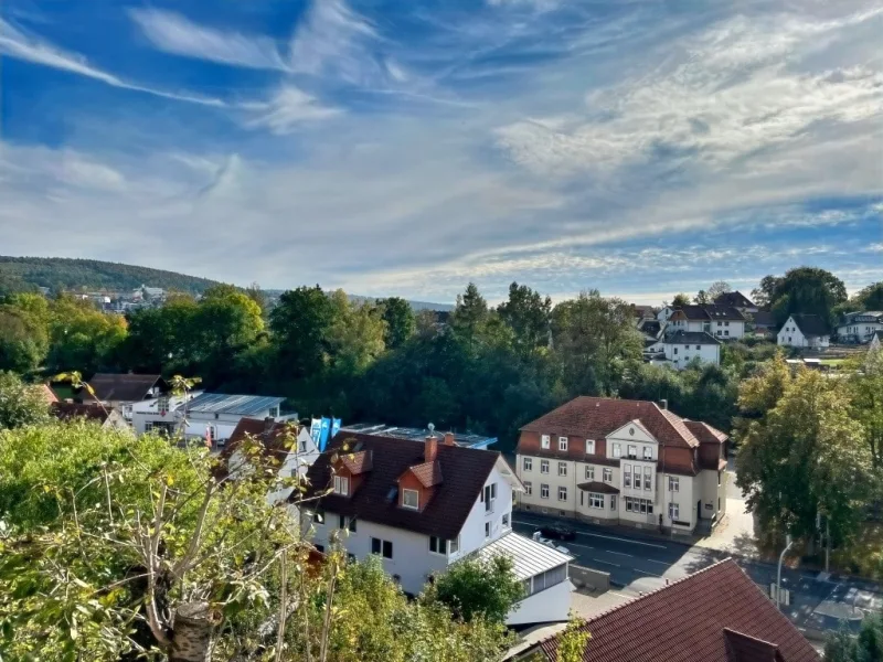 Ausblick vom Balkon