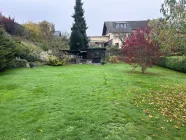 unteres Areal mit Garten-/Gerätehaus und Zwinger