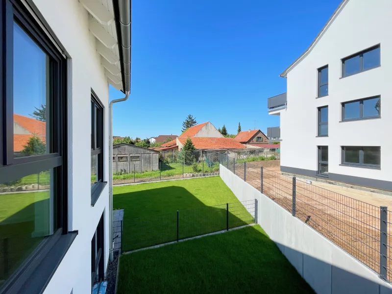 Ausblick vom Balkon