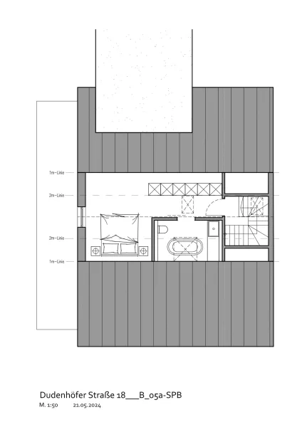 Grundriss Maisonettwohnung B05a-SPB-1