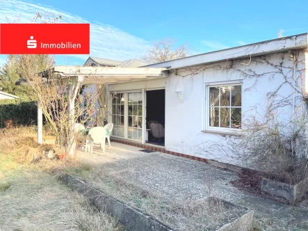 Außenansicht - Haus kaufen in Babenhausen - Gepflegter Bungalow in Harreshausen