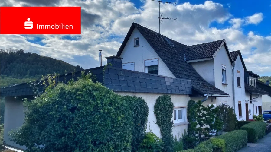 Außenansicht - Haus kaufen in Weilburg - Tolles Einfamilienhaus - Raumwunder in Weilburg++ Kirschhofen ++ 