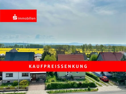 Blick zum Inselberg - Wohnung kaufen in Hörselberg-Hainich - Eigentumswohnung zur Eigennutzung oder Kapitalanlage