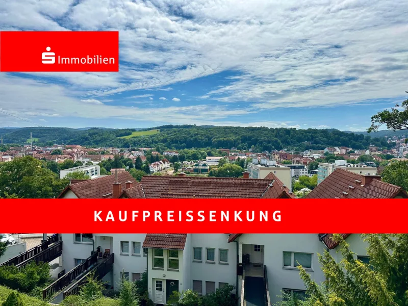 Aussicht nach Westen - Wohnung kaufen in Eisenach - Lage, Lage, Lage - Wohnen über den Dächern der Wartburgstadt!