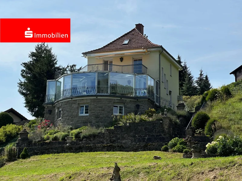 Ansicht von unten - Haus kaufen in Treffurt - Exklusive Villa in absoluter Alleinlage in Treffurt/Ifta