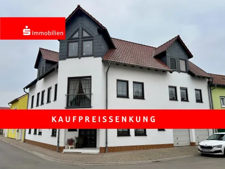 Titelbild - Haus kaufen in Unstrut-Hainich - Großzügiges, gepflegtes Einfamilienhaus mit Einliegerwohnung in Schönstedt