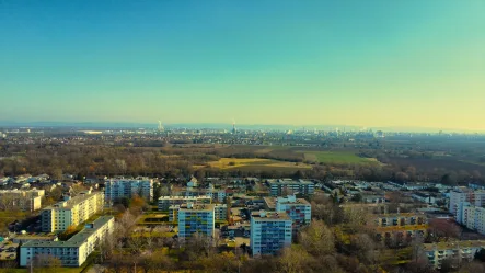 Aussicht - Wohnung kaufen in Frankenthal - Skyline Living - exklusive 2-Zimmerwohnung mit atemberaubendem Ausblick