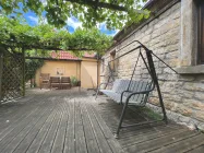 Terrasse am Ferienhaus