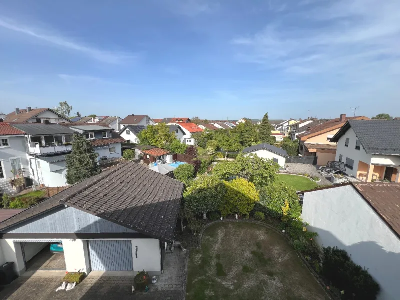 Ausblick vom Balkon