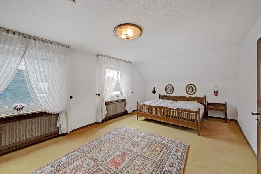 Das Hauptschlafzimmer