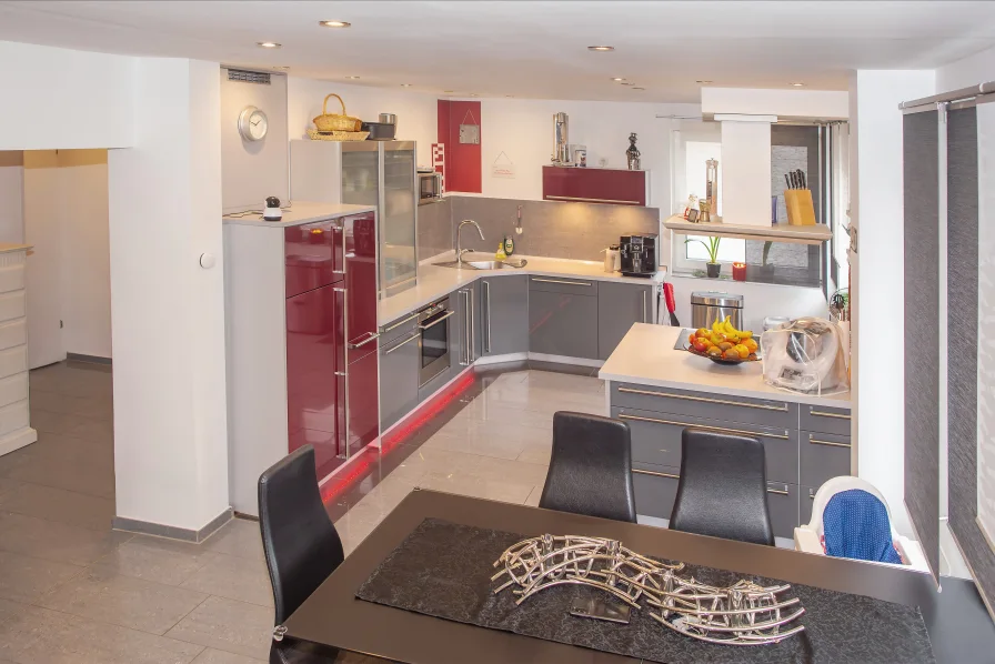 Moderne Küche - Haus kaufen in Recklinghausen - Charmantes Zweifamilienhaus im beliebten Westviertel