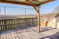 Dachterrasse mit Blick ins Grüne