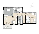 Wohnung und Appartement im Obergeschoss
