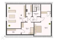 Grundriss OG mit ca. 48 m² Wohnfläche