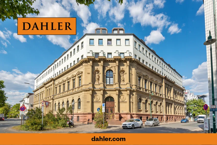 Hausansicht - Wohnung kaufen in Darmstadt - Maisonette-Wohnung im historischen Gebäude