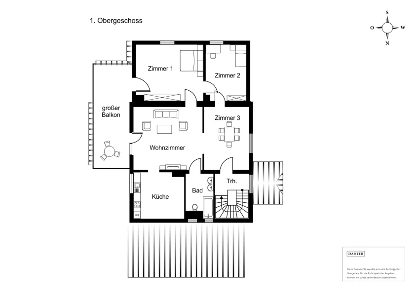 Grundriss 1. Obergeschoss