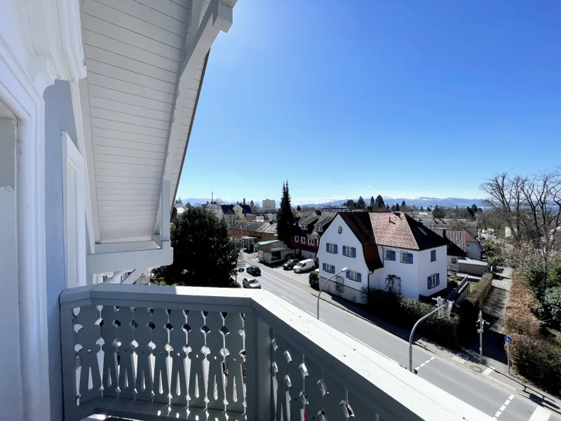 Aussicht vom Balkon