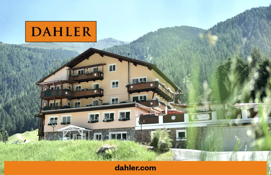 Ansicht - Gastgewerbe/Hotel kaufen in Gries im Sellrain, Tirol - Attraktives Apartmenthaus "Fernerkogel"im Herzen von Tirol