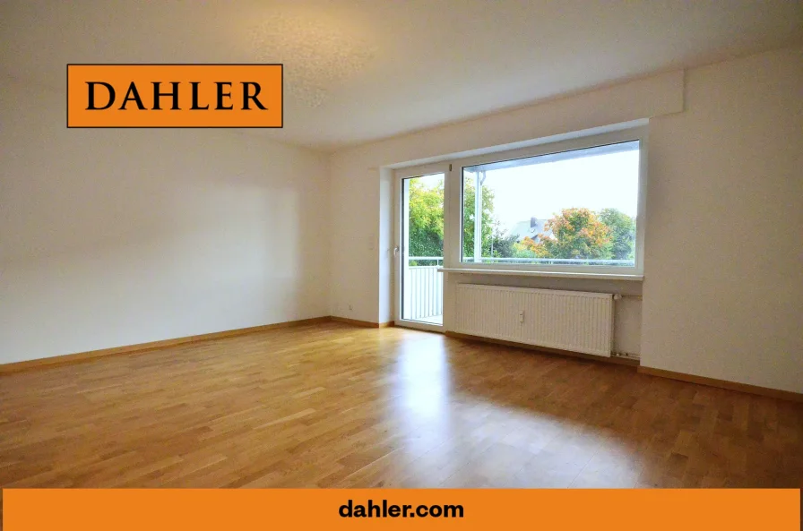 Wohnraum - Wohnung kaufen in Lindau - Neuwertige Hochparterre-Wohnung mit großzügigen Balkon - in guter Lage von Lindau