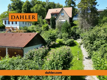 Ansicht Haus - Haus kaufen in Lindau (Bodensee) - Außergewöhnliche Villa mit faszinierendem Panorama