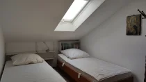 Das Schlafzimmer mit Dachfenster