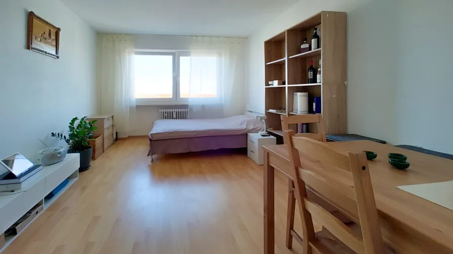 Das 1-Zimmer-Apartment ist sehr gut geschnitten - Wohnung kaufen in Regensburg - Klein, aber Ohoo!Intelligente Aufteilung 1-Zimmer-ApartmentZu verkaufen in Uni-Stadt-Regensburg