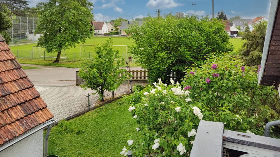 Aussicht vom Balkon